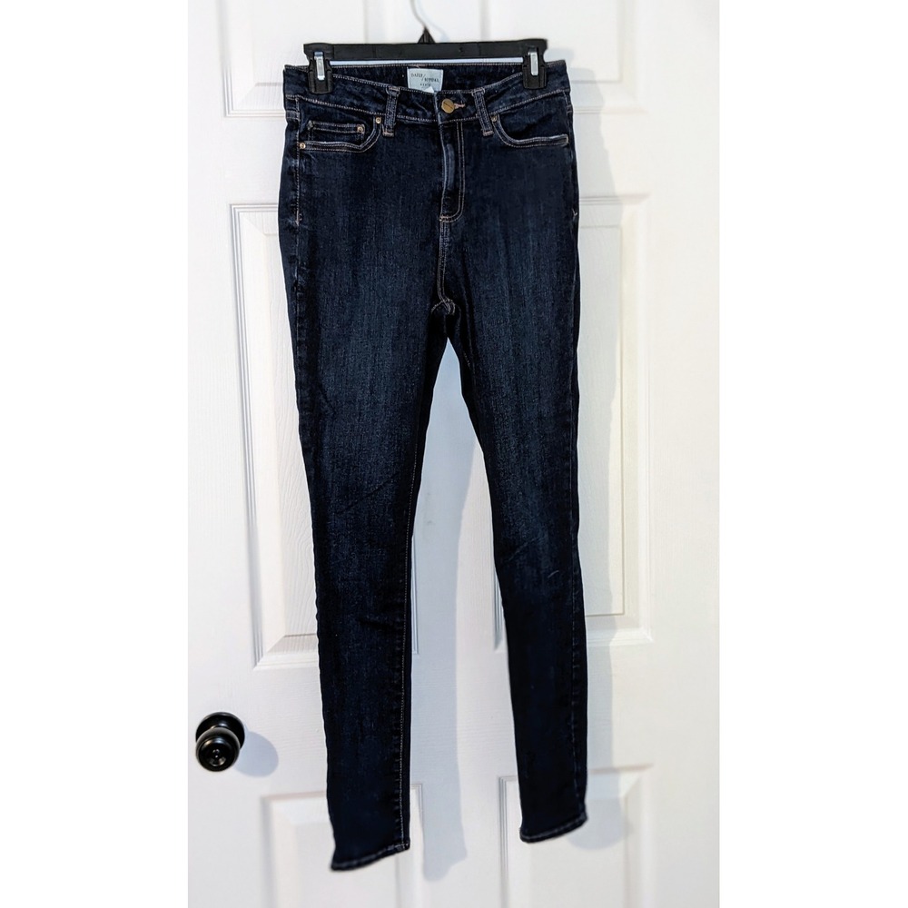 Daily Ritual High-Rise Skinny Jeans Dark Wash Denim Size 28R